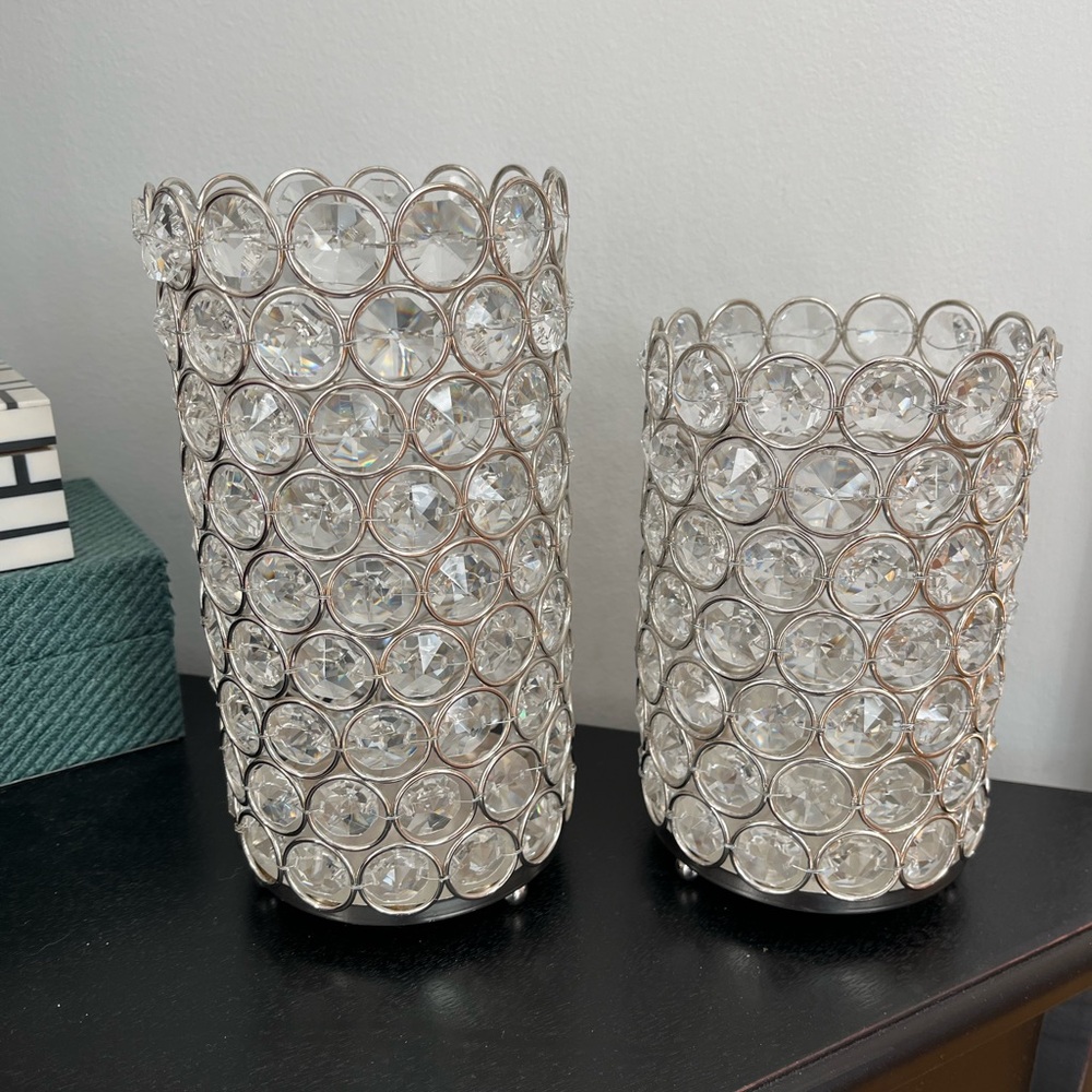 Set of two Crystal-Cut Hurricanes